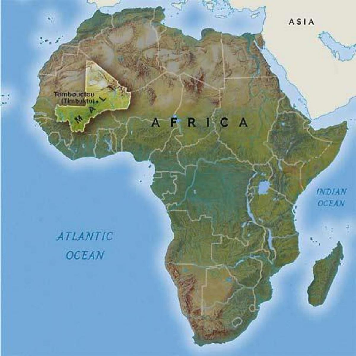 tombouctou Мали мапа