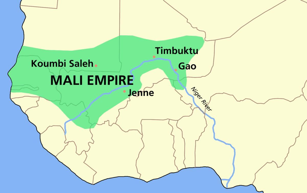 Карта на античка Мали